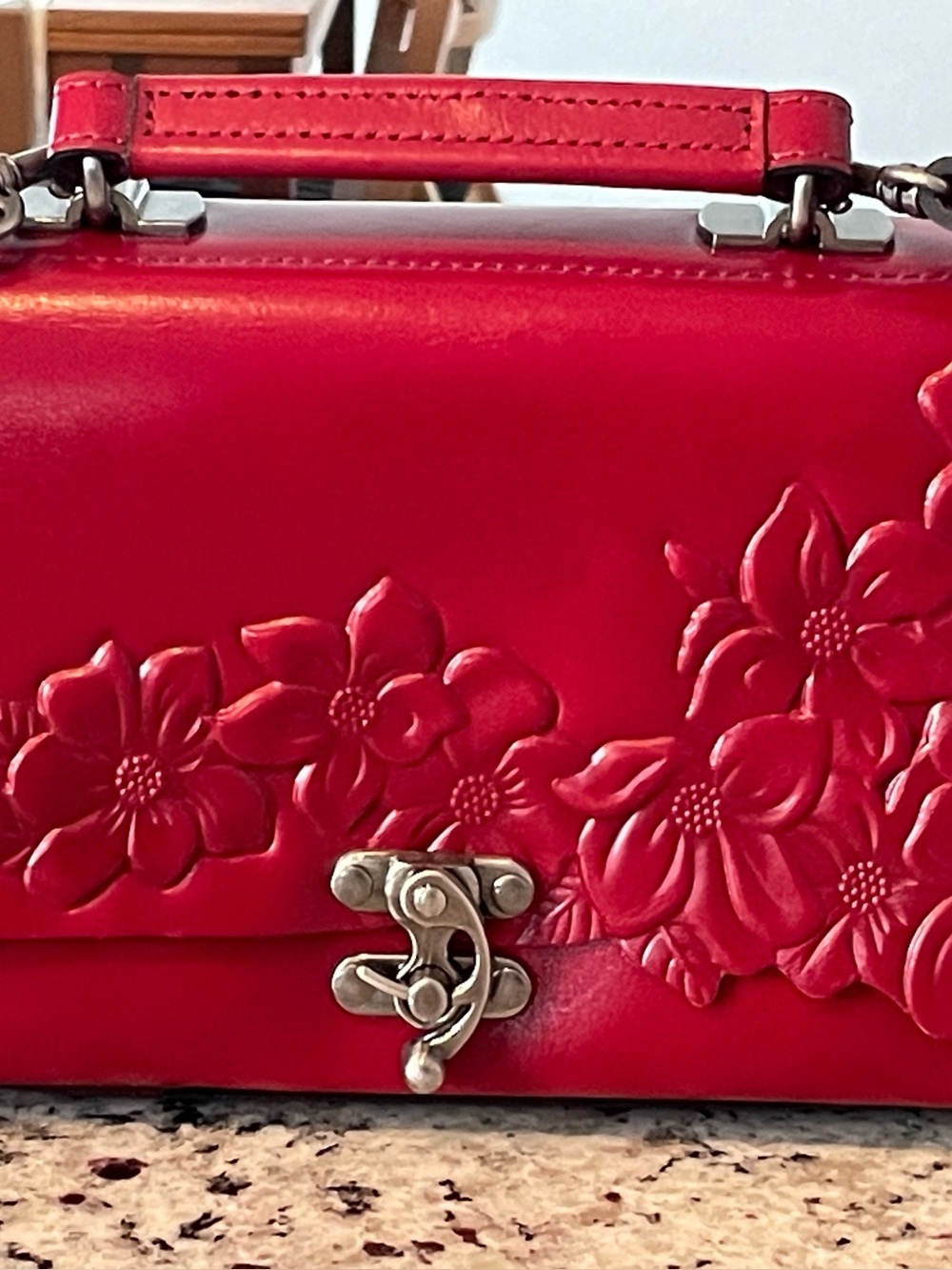Patricia Nash Leather Embossed Crossbody Handbag - Never Used
Style: P658354